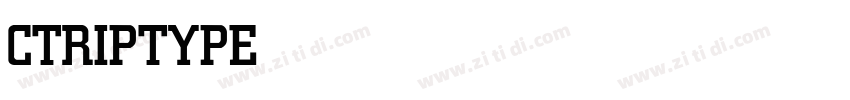 CTRIPTYPE MEDIUM字体转换 CTRIPTYPE MEDIUM字体转换